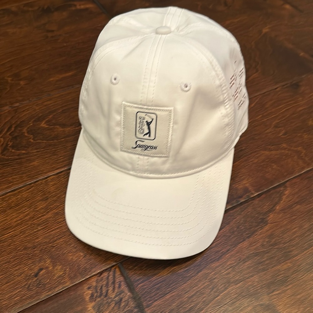 TPC Sawgrass white women’s hat.